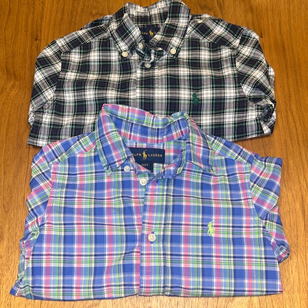 Polo Ralph Lauren 2 pack 2T button down shirt
